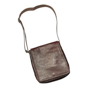 Men’s - Old Angler of Firenze - Italian Brown Cowhide Leather Messenger Bag